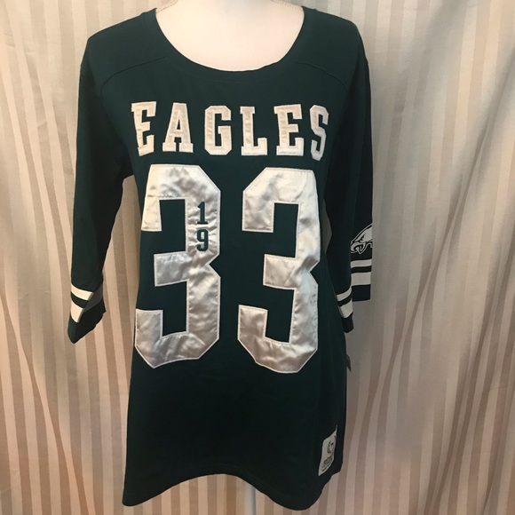 PINK Victoria's Secret Tops - SOLD - Victoria Secret Eagles NFL Stitched jersey